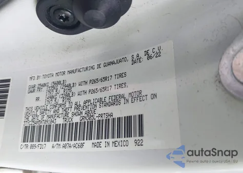 2022 Toyota Tacoma Trd Sport from USA, damaged, VIN 3TYCZ5AN5NT091043